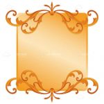 Classic Golden Frame with Floral Pattern